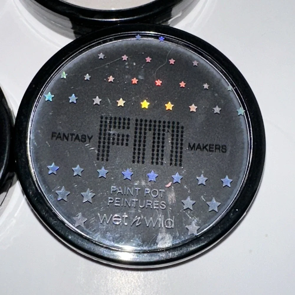 Wet N Wild Paint Pot Peintures Black White Red 0.22 OZ Factory Sealed--lot Of 4